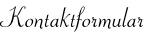 Kontaktformular